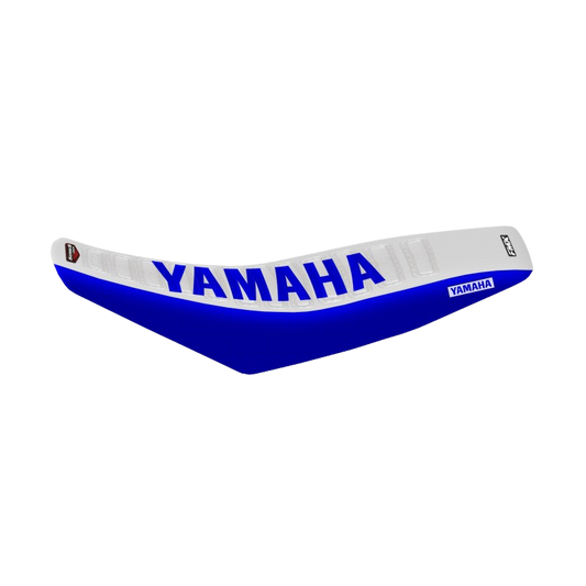 YAMAHA WR 250F WR 450F WHITE-BLUE-BLUE Series Seat Cover