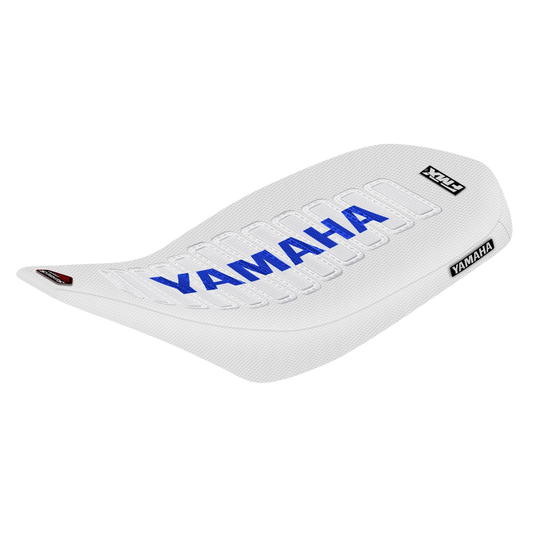 Yamaha YFZ 450 WHITE-WHITE-BLUE Series Seat Cover