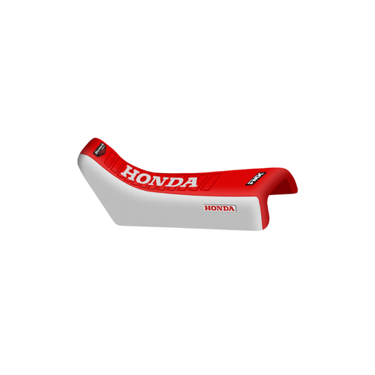 Honda XR 250 250R 1981 to 1995 RED-WHITE-WHITE Series Seat Cover