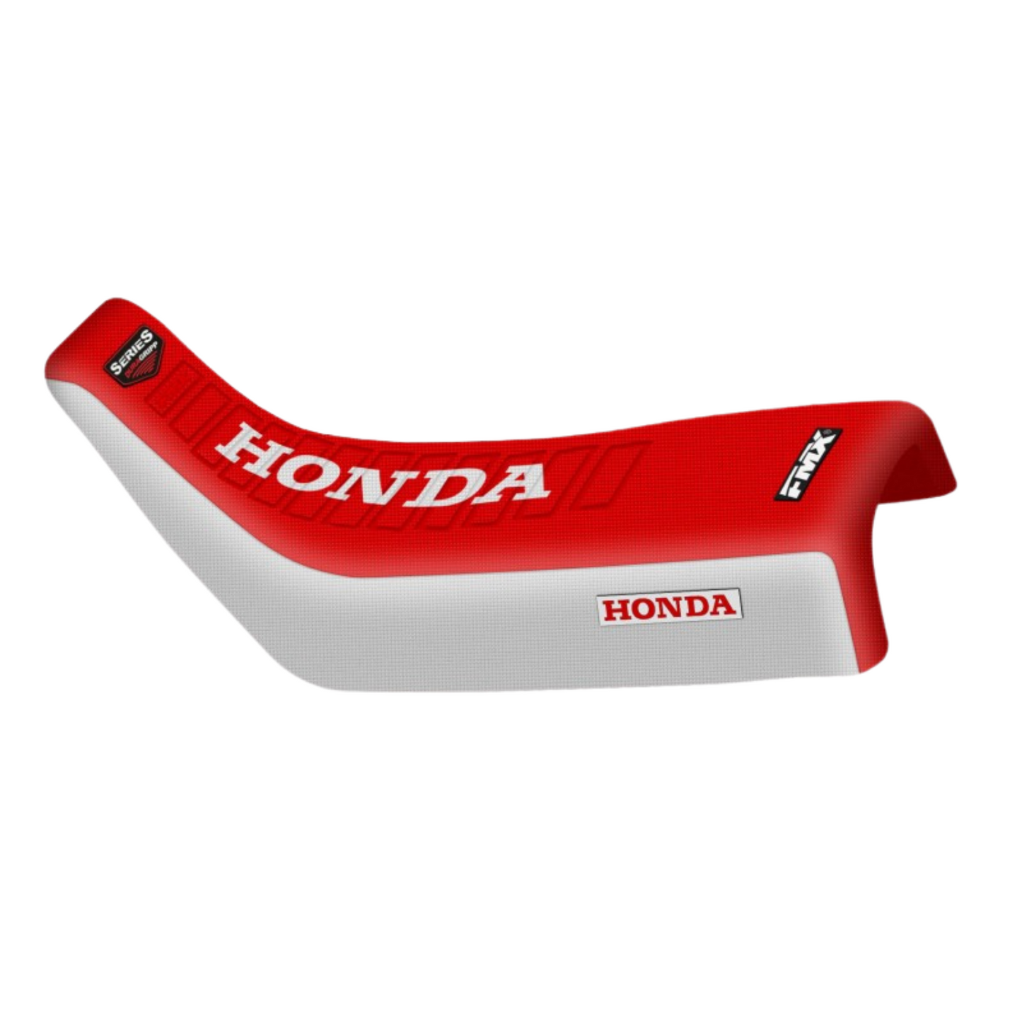 Honda XR 650L RED-WHITE-WHITE Series Seat Cover