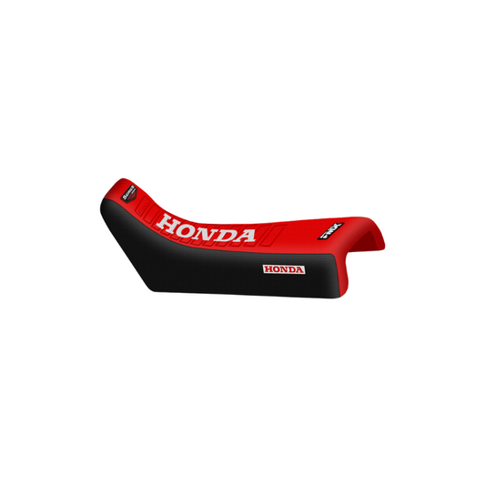 Honda XR 250 250R 1981 to 1995 RED-BLACK-WHITE Series Seat Cover