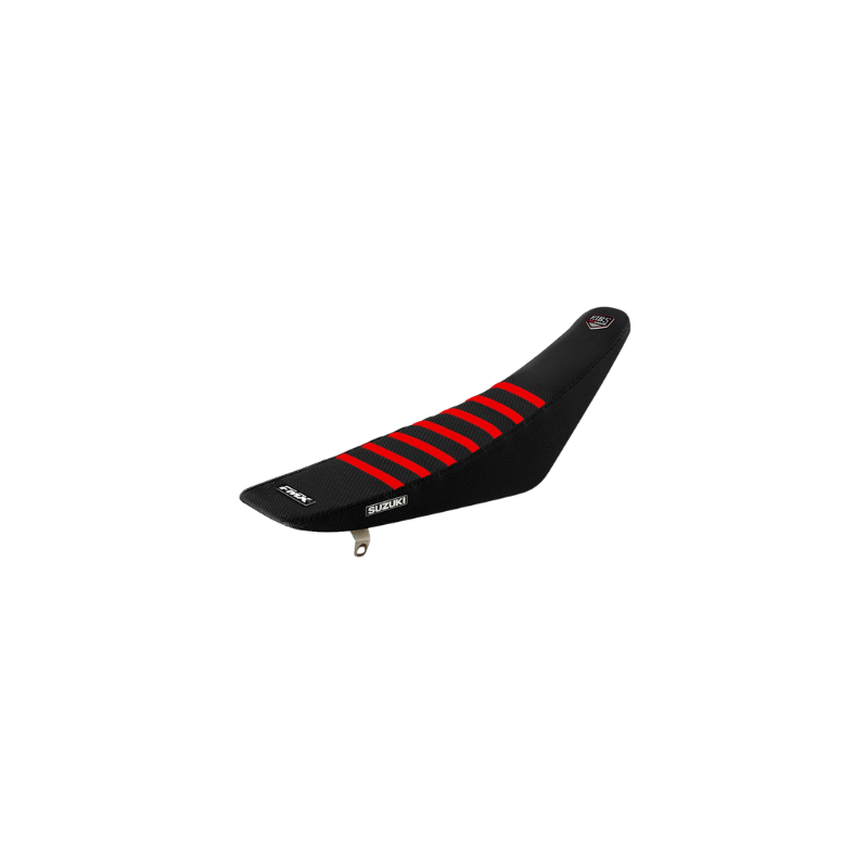 Suzuki DRZ 400 400S 400E 400SM BLACK-BLACK-RED RIBS Seat Cover