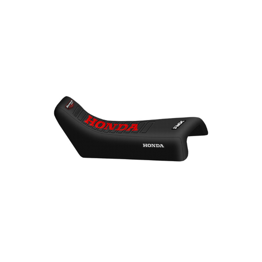 Honda XR 250 250R 1981 to 1995 BLACK-BLACK-RED Series Seat Cover