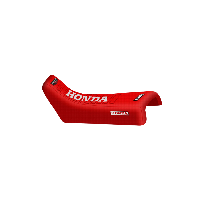 Honda XR 250 250R 1981 to 1995 RED-RED-WHITE Series Seat Cover