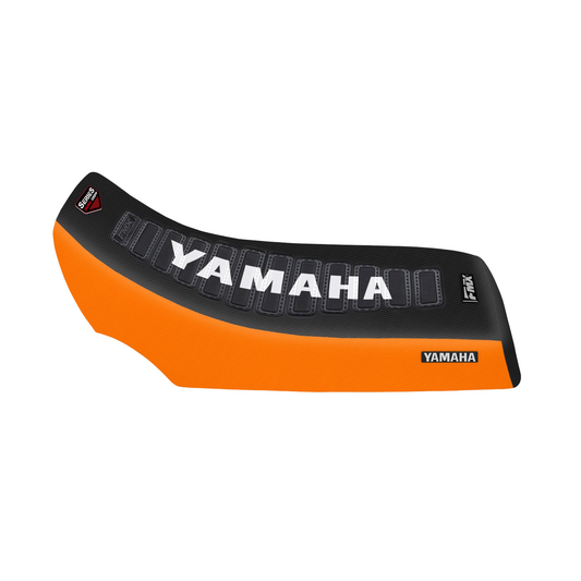 Yamaha Banshee 350 BLACK-ORANGE-WHITE Series Seat Cover