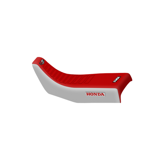 Honda XR 200 200R RED & WHITE HF Seat Cover