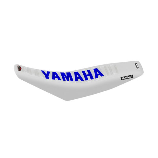 YAMAHA WR 250F WR 450F WHITE-WHITE-BLUE Series Seat Cover